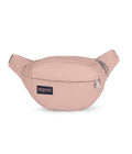 JanSport Fifth Avenue Fanny Pack Crossbody Bags for Women, Men - Stylish, Durable Waist Bag with Adjustable Belt, Main Zippered Pocket, Quick Stash Pocket - Travel Essentials - Black - color: Misty Rose