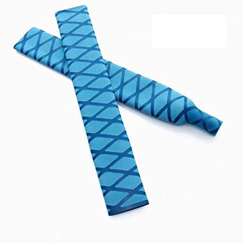 GREATFISHING Diameter: 25mm 30mm 35mm X-Tube Heat Shrink Sleeve Wrap Fishing Bulding Handle Cork Rod Grip with Non Slip Waterproof and Insulation 40 Inch Lengths Durable Repair - color: Blue, size: Diameter:20mm; Length:1m