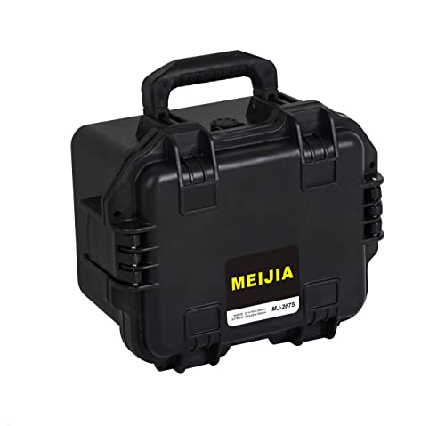 MEIJIA Premium Waterproof Hard Compact Camera Case,Hard Protective Case with customizable fit foam,Full Protection with Light&Convenient Design,Elegant Black (11.8"x9.82"x7.75") - size: 11.8"x9.82"x7.75"