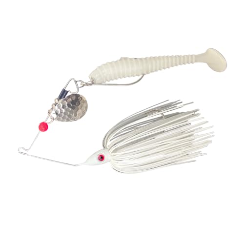 Predator Spinner Bait Swim Bait, Powder Coated Head, Silicone Skirt, premimum swimbait