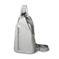 FITKICKS Hydrosport All Weather Sling Bag Unisex Crossbody Travel Hiking Chest Bag - color: Silver