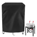Propane Deep Fryer Cover for 18QT Fish Fry, Heavy Duty Waterproof Seafead Boil Pot Cover for Double Deep Fryer with 2 Baskets for Outdoor Cooking, 18"W x 14"D x 15"H - size: 18"W x 14"D x 15"H