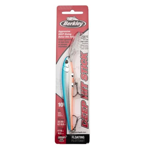 Berkley Berkley Deep Hit Stick - color: Blue Chrome, size: 4 1/4in - 1/2 oz
