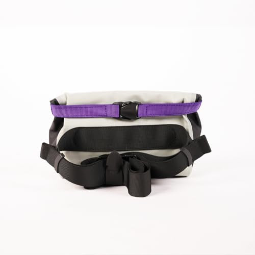 Waterproof Waist Bag, for Surfing, Paddleboarding, Boating,Cycling,Water Park Activities (Gary/purple) - color: Gary/purple