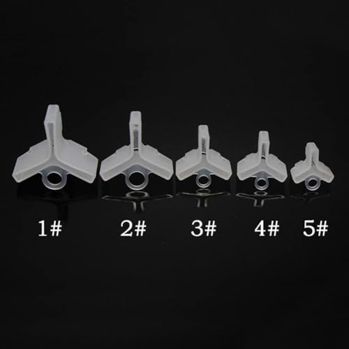 100 Pcs Transparent Fishing Hook Bonnets Fishing Treble Hook Protector Fishing Hook Safety Cover Safety Cap Protector, Terminal Tackle and Accessories