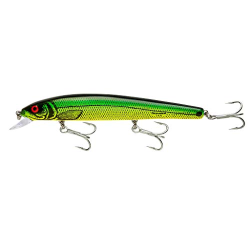 Bomber Lures Long A Slender Minnow Jerbait Fishing Lure - color: Fire River Minnow, style: Heavy Duty Long a Slender Minnow Jerbait Fishing Lure