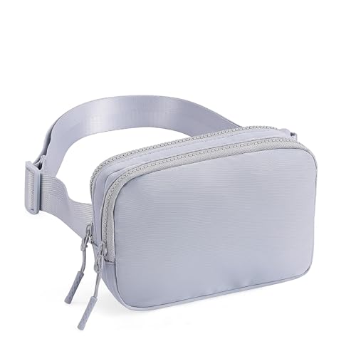 CLUCI Small Belt Bag for Women, Crossbody Everywhere Waist Packs Trendy, Women's Fanny Pack with Adjustable Strap - color: A1-Grey