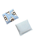 HOME COMFORT Ultra Mini Microwavable Heating & Cooling Pads - 100% Natural Rice 2-Pack (4.5” X 5”) (Blue Combo 3) - color: Blue Combo 3