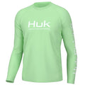 HUK Men's Pursuit Vented Long Sleeve Fishing Shirt (+30 UPF) - color: Patina, size: X-Large