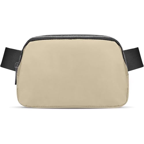 JSJ Mini Fanny Pack for Women & Men,Valentines Day Gifts for Girls Teens Kids Daughter Sister Her,Trendy Stuff Crossbody Bags Cute Everywhere Belt Bags. (Khaki) - color: Khaki