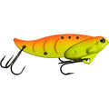 1 1/2oz - Blitz Blade - Blade Bait for Walleye, Lake Trout, COHO Salman, Pike, Musky Made in USA 100% Zinc Alloy - color: Chart Orange