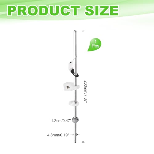 uxcell Lavatory Sink Drain Repair Kit, 304 Stainless Steel Center Ball Rods for Replacement Bathroom Sink Pivot Rod, 20cm Rod/12mm Ball - size: 12mm