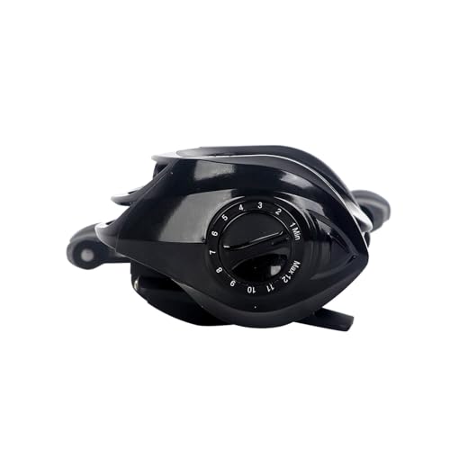 Baitcasting Reel,Carbon Fiber Drag Fishing Baitcaster Reels, Bait Cast Reel With 7.2:1 Gear Ratio 10+1 Ball Bearings 17.6lbs Max Drag Right Hand，Fish Gift For Man - color: 04-HEIJIN