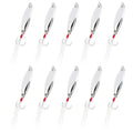 PATIKIL Fishing Spoons, Fishing Lures Casting Spoon Treble Hooks Jigs Hard Metal Spinner Baits - color: Silver Tone, size: 1/4 oz