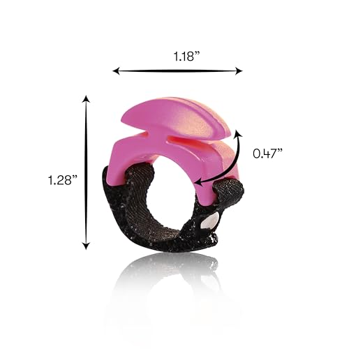 Line Cutterz Rust-Free Patented Ceramic Blade Ring Quick Fishing Line Cutter - color: Pink, size: Adjustable, style: 2-pack