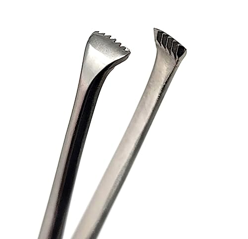 Premium Allis Tissue Forceps 4x5 5x6 Teeth, Stainless Steel (7 Inch 5x6 Teeth) - size: 7 Inch 5x6 teeth