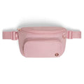 HUGGIES Unisex-Adult Diaper Waistpack Crossbody Bag - color: Bridal Rose