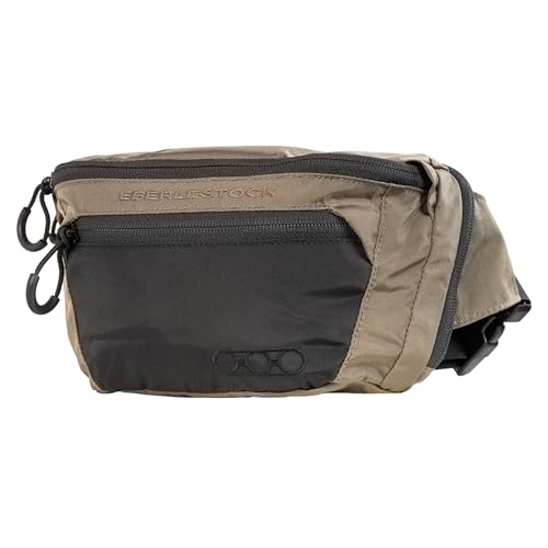 Eberlestock Bando Bag - Tactical Men's Fanny Pack w/Adjustable Waist Belt, Zippered Pockets, Compact Lightweight Belt Bag - color: Green / Black, size: Standard