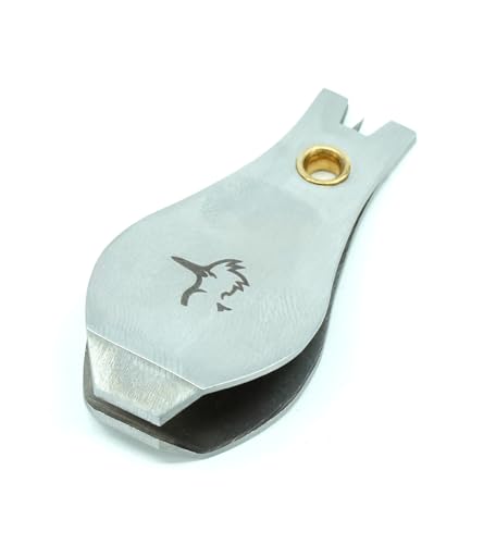 Kingfisher Fishing Accessory Fly Fishing Wide Tippet Nipper - Variety of Colors - color: Stainless Steel