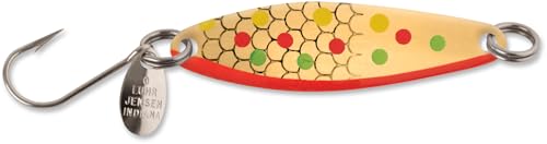 Luhr Jensen Needlefish Spoon - style: Brass/Bikini, 2 Inch