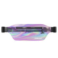 DRENCH Iridescent Waterproof Fanny Pack | Submersible Dry Bag Waist Pouch for Swimming, Snorkeling & Kayaking | Waterproof Phone Case & Underwater Phone Holder for Beach, Pool Parties & Travel - color: Pink Iridescent