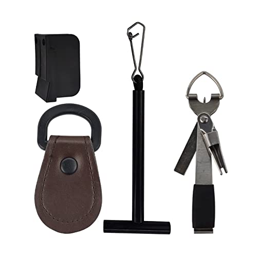 EUPHENG Fly Fishing Accessories Fly Fishing Tools Kit, Fishing Knot Tool and Line Clipper with Retractor - style: 6153fly Accessories