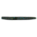 Gary Yamamoto YAM - color: SMOKE W/ BLACK, BLUE & CHARTREUSE FLAKE, size: 4 Inch