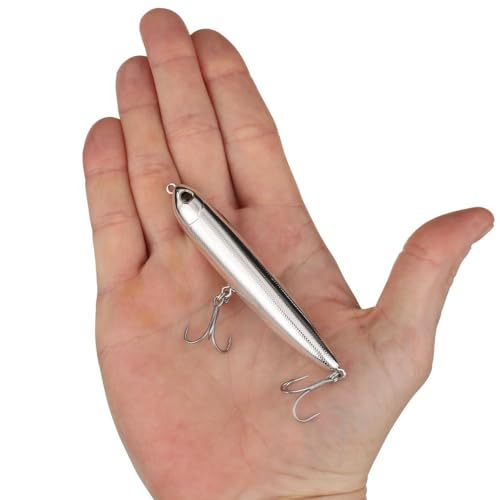 Berkley Berkley Drift Walker Saltwater - color: Chrome, size: 3 /2in - 3/8 oz