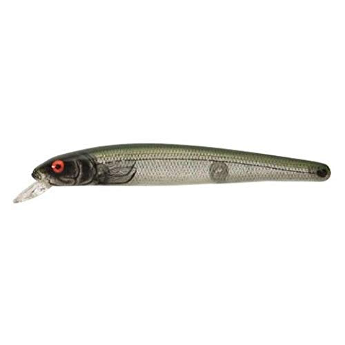 Bomber Lures Long A Slender Minnow Jerbait Fishing Lure - color: Silver Flash Green Back, style: Heavy Duty Long a Slender Minnow Jerbait Fishing Lure