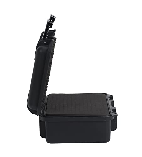 MEIJIA Premium Waterproof Hard Camera Case,Hard Case with customizable fit foam,Full Protection with Light&Convenient Design,Elegant Black (14.21"X11.42"X6.50") - size: 14.21"X11.42"X6.50"