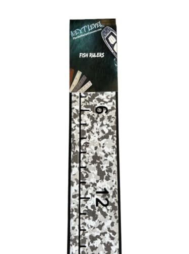 | Fish Ruler | SeaDek | 48 inch Fish Measurement Tool | Perfect for Boats and Kayaks | Snow Camo/Black - color: Snow Camo/Black