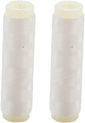 2Pcs White Fishing Thread,Bait Thread,Nylon Elastic Invisible Magic Fishing Line 0.1/0.2 mm Stretchy Fishing Line Length 656 Feet Per Spool Clear Fishings String,Monofilament Line Fishing