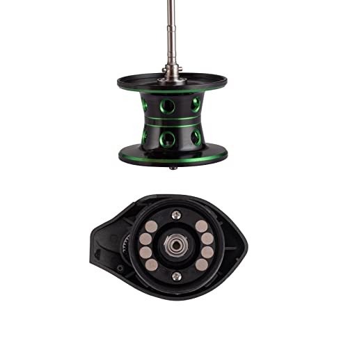 Diwa Baitcasting Reel-New Streamline and Kinetic Design Baitcaster Fishing Reel - 7.4 OZ Double Shielded 10+1 BB - 8 Magnet Braking System - 7.2:1 Gear Ratio Freshwater Saltwater Fishing Reels - style: Left