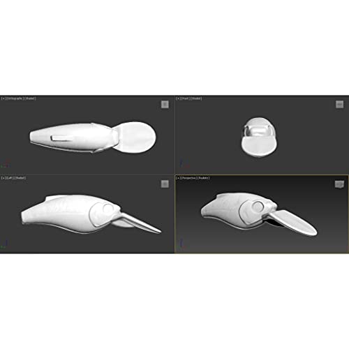 Blank Unpainted Minnow Crankbait Topwater Lipless Jerkbait Fishing Lures - color: UPC647