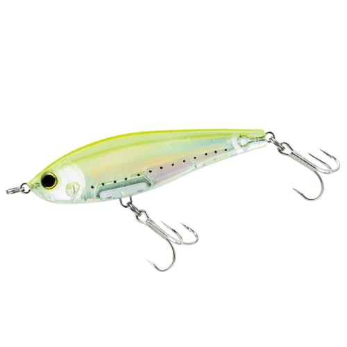 Duel Yo Zuri 3 D Inshore Twitchbait Slow Sinking Lure Mm 2 - color: Chartreuse, size: 3-1/2"