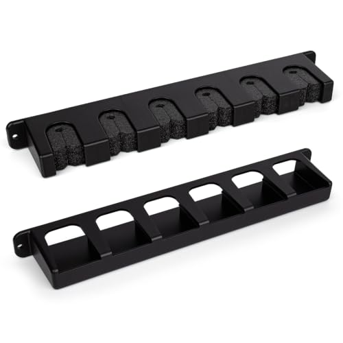 Axlksia Fishing Rod Holder Wall Mount, 1 Pair Fishing Pole Holders for Garage, Boats, 6 Fishing Rod Storage Racks (Vertical Grey) - color: Vertical Grey