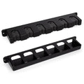 Axlksia Fishing Rod Holder Wall Mount, 1 Pair Fishing Pole Holders for Garage, Boats, 6 Fishing Rod Storage Racks (Vertical Grey) - color: Vertical Grey