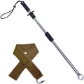 Heavy-Duty Fish Gripper – Extra-Long Stainless Steel Grabber with Non-Slip Handle, Wrist Lanyard & Storage Bag for Secure Fish Handling in Freshwater & Saltwater - color: 80cm/31.5in(2.6ft) Black