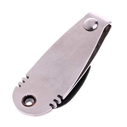 Multi Function Stainless Steel Fishing Line Nipper r Cutter Fish Tool Black - color: Black