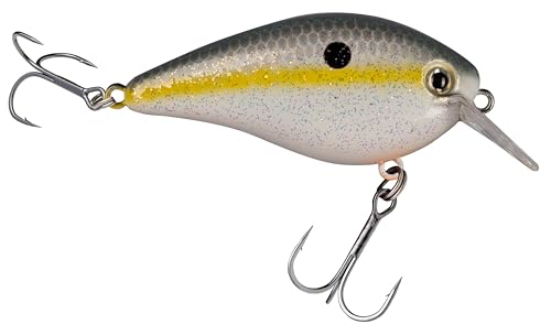 Strike King KVD 1.5 Hard Knock Fishing Lure, 3/8 oz, 3D Lifelike Eyes - color: Sexy Shad, size: 3/8oz