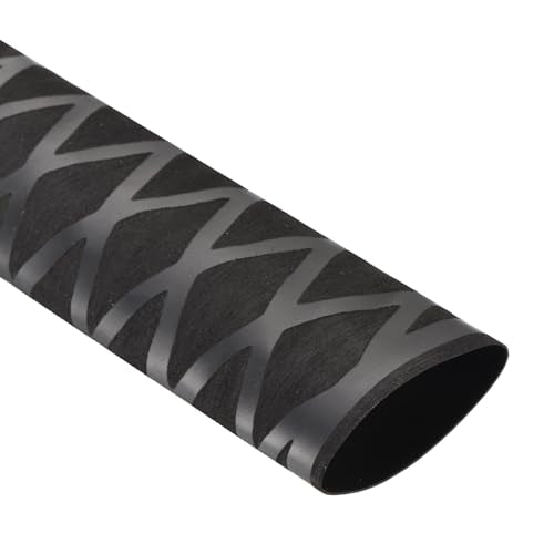 DMiotech Heat Shrink Sleeve Wrap Tubing x Tube Tubing for Fishing Rod Grips and Other Grips, Non Slip - Insulation - Waterproof 40'' Lengths, Dia 25mm Black - color: Black, size: Dia 25mm