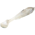 Strike King Final Copy Weedless Fishing Lure, Pre-Rigged Soft Plastic Swimbait - color: Pearl, size: 4.75"
