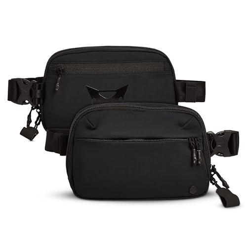 Vertx Everyday Tactical Fanny Pack + - 100% Nylon Fanny Pack for Men and Women with CCW-Ready Design and Rapid Access Tab - Black - 2L - color: Black, style: Everyday Fanny Pack +