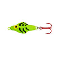 Lindy Rattl'N Flyer Spoon Hybrid Ice Fishing Lure Jigging Spoon - color: Chartreuse Tiger, size: 1/8 oz