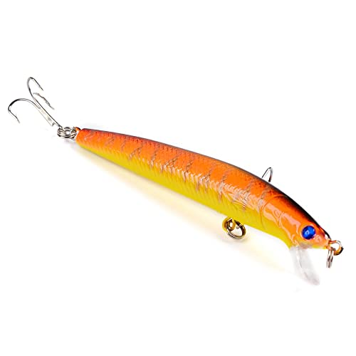 10pcs Minnow Fishing Lures Crankbaits, Fishing Hard Baits Swimbaits, Minnow Lures Topwater Lures Baits