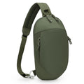Small Sling Bag with RFID Blocking, Mini Fanny Pack for Women Men, Convertible Crossbody Anti Theft Chest Bag for Travel Hiking Running, Dark Green - color: Dark Green