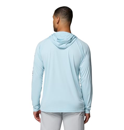 Columbia Men's PFG Terminal Tackle Hoodie - color: Marine Light/Nocturnal Logo, size: Medium