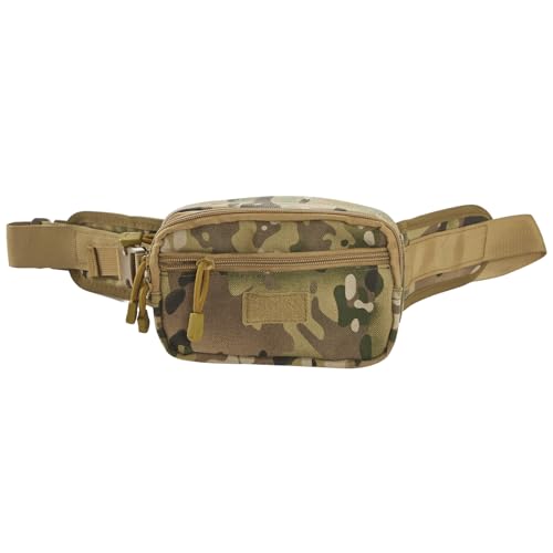 Concealed Carry Fanny Pack, Tactical Waist Bag | Tactical fanny pack with concealed gun holster for running & EDC. CCW waist bag for men and women, Desert Camo - color: DESERT CAMO