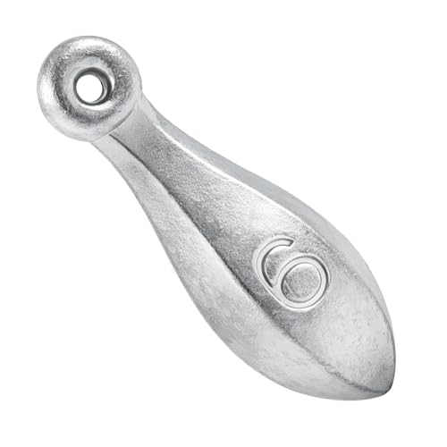 Dr.Fish Bank Sinkers Lead Fishing Weights, 1-32oz/2LB, Freshwater Catfishing Weights River Channel Surf Fishing Saltwater - size: 5oz-5 Pack