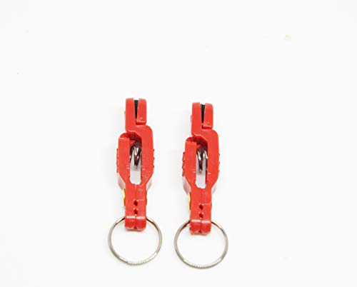Bimini Lures Pro Snap Weights for trolling - Red Clip - color: Red - 2 Clips per pack
